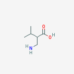Structure of Butanoic Acid, 2-(Aminomethyl)-3-Methyl, 95%