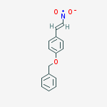 Structure of 1-(benzyloxy)-4-[(E)-2-nitroethenyl]benzene