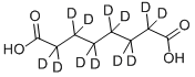 Structure of 1,8-OCTANEDIOIC-D12 ACID