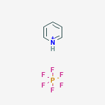 Structure of pyridinium hexafluorophosphate