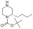 Structure of (S)-1-N-Boc-2-butylpiperazine