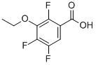 Structure of 2,4,5-TRIFLUORO-3-ETHOXY BENZOIC ACID