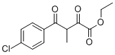 Structure of ETHYL 4-(4-CHLOROPHENYL)-3-METHYL-2,4-DIOXO-BUTYRATE
