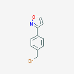 Structure of 3-(4-(Bromomethyl)phenyl)isoxazole
