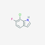 Structure of 7-chloro-6-fluoro-1H-indole