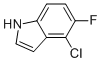 Structure of 4-Chloro-5-fluoroindole