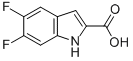 Structure of 5,6-DIFLUOROINDOLE-2-CARBOXYLIC ACID