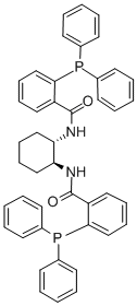 Structure of (1S,2S)-(-)-1,2-DIAMINOCYCLOHEXANE-N,N-BIS(2-DIPHENYLPHOSPHINOBENZOYL)