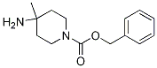 Structure of benzyl 4-amino-4-methylpiperidine-1-carboxylate