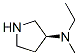 Structure of 3-PYRROLIDINAMINE,N-ETHYL-N-METHYL-,(S)-