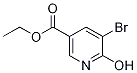 ethyl 5-broMo-6-hydroxynicotinate结构式