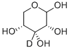 Structure of D-[3-2H]RIBOSE