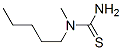 Thiourea,  N-methyl-N-pentyl-结构式