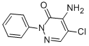 Structure of 4-AMINO-5-CHLORO-2-PHENYL-2H-PYRIDAZIN-3-ONE