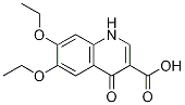 6,7-diethoxy-4-oxo-1,4-dihydroquinoline-3-carboxylic acid结构式