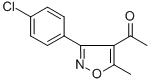 Structure of 1-[3-(4-CHLOROPHENYL)-5-METHYLISOXAZOL-4-YL]ETHAN-1-ONE