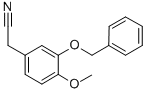 Structure of (3-BENZYLOXY-4-METHOXY-PHENYL)-ACETONITRILE