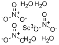 SCANDIUM(+3)NITRATE TETRAHYDRATE结构式