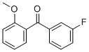 3-FLUORO-2-METHOXYBENZOPHENONE结构式