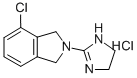 Structure of 4-CHLORO-2-(IMIDAZOLIN-2-YL)ISOINDOLINE HYDROCHLORIDE