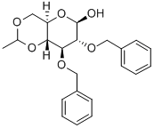 Structure of 2,3-DI-O-BENZYL-4,6-O-ETHYLIDENE-BETA-D-GLUCOPYRANOSE