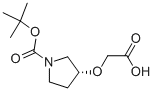 Structure of (R)-1-BOC-3-CARBOXYMETHOXY-PYRROLIDINE