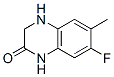 Chemical structure of 2(1H)-Quinoxalinone,7-fluoro-3,4-dihydro-6-methyl-
