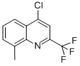 4-氯-8-甲基-2-(三氟甲基)喹啉结构式