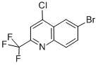 6-溴-4-氯-2-(三氟甲基)喹啉结构式