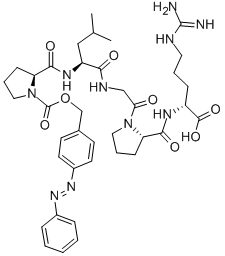 Structure of 4-PHENYLAZOBENZYLOXYCARBONYL-L-PRO-LEU-GLY-PRO-D-ARG DIHYDRATE