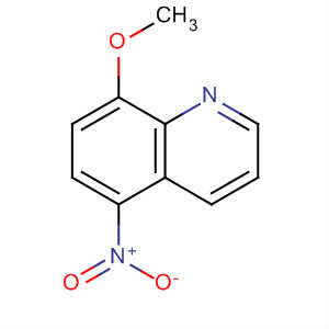 Structure of Quinoline, 8-methoxy-5-nitro-