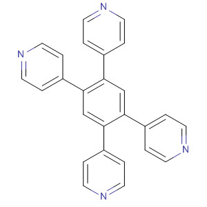 Structure of Pyridine, 4,4',4'',4'''-(1,2,4,5-benzenetetrayl)tetrakis-