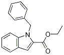 1-苄基-2-吲哚羧酸乙酯结构式