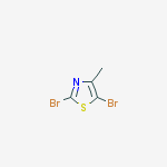 Structure of 2,5-dibromo-4-methylthiazole