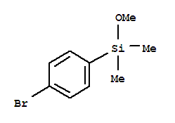 Structure of (4-bromophenyl)(methoxy)dimethylsilane