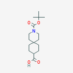 Structure of 3-[(tert-butoxy)carbonyl]-3-azaspiro[5.5]undecane-9-carboxylic acid