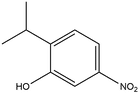 Structure of 2-Isopropyl-5-nitrophenol