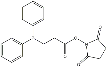 Structure of N-Succinimidyl 3-(Diphenylphosphino)propionate