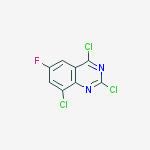Structure of 2,4,8-Trichloro-6-fluoroquinazoline