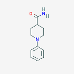 Structure of 1-phenylpiperidine-4-carboxamide