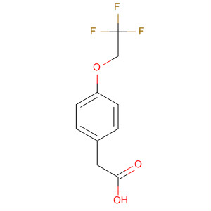 Structure of Benzeneacetic acid, 4-(2,2,2-trifluoroethoxy)-