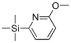 Structure of PYRIDINE,2-METHOXY-6-(TRIMETHYLSILYL)-