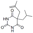 5-(2-Methylpropyl)-5-(2-methyl-2-propenyl)barbituric acid结构式