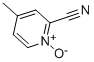 Structure of 2-Pyridinecarbonitrile,4-methyl-, 1-oxide