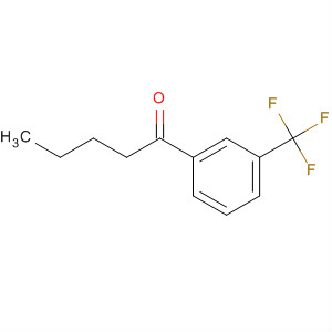 Structure of 1-Pentanone, 1-[3-(trifluoromethyl)phenyl]-