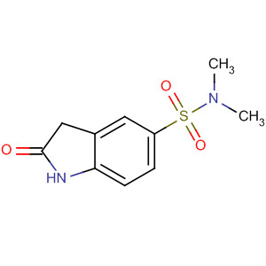 1H-Indole-5-sulfonamide, 2,3-dihydro-N,N-dimethyl-2-oxo-结构式