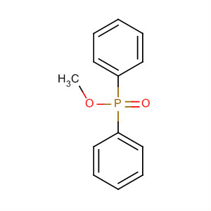 Structure of Diphenylphosphinic acid methyl ester