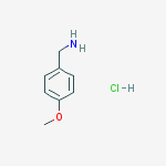 Benzenemethanamine,4-methoxy-, hydrochloride结构式
