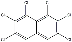1,2,3,6,7,8-HEXACHLORONAPHTHALENE结构式