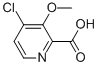 Structure of 4-CHLORO-3-METHOXYPYRIDINE-2-CARBOXYLIC ACID